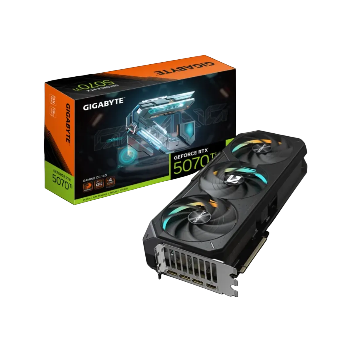 GIGABYTE RTX 5070TI 16GB 256BIT GDDR7 GAMING OC (HDMI, 3XDP)