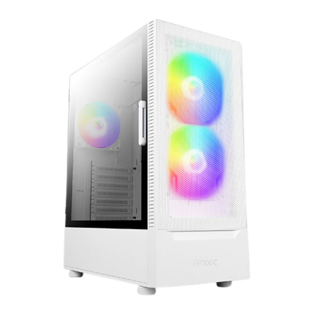 ANTEC NX410 MID TOWER CASE W/ TEMPERED GLASS SIDE PANEL, 3 ARGB FANS