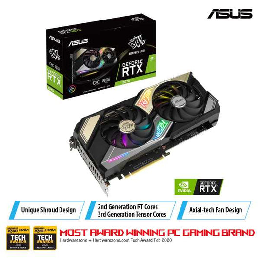 ASUS NVIDIA RTX 3070 8G 256BIT GDDR6 KO-O8G-GAMING (2XHDMI, 3XDP)