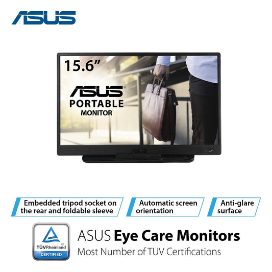ASUS ZENSCREEN MB165B PORTABLE 15.6" MONITOR (USB 3.0)