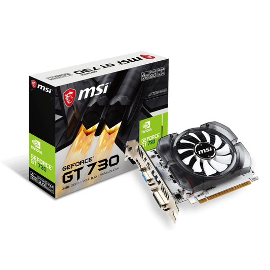 MSI GT 730 4096MB 128BIT DDR3 (DB15, DVI, HDMI) 4GD3V2