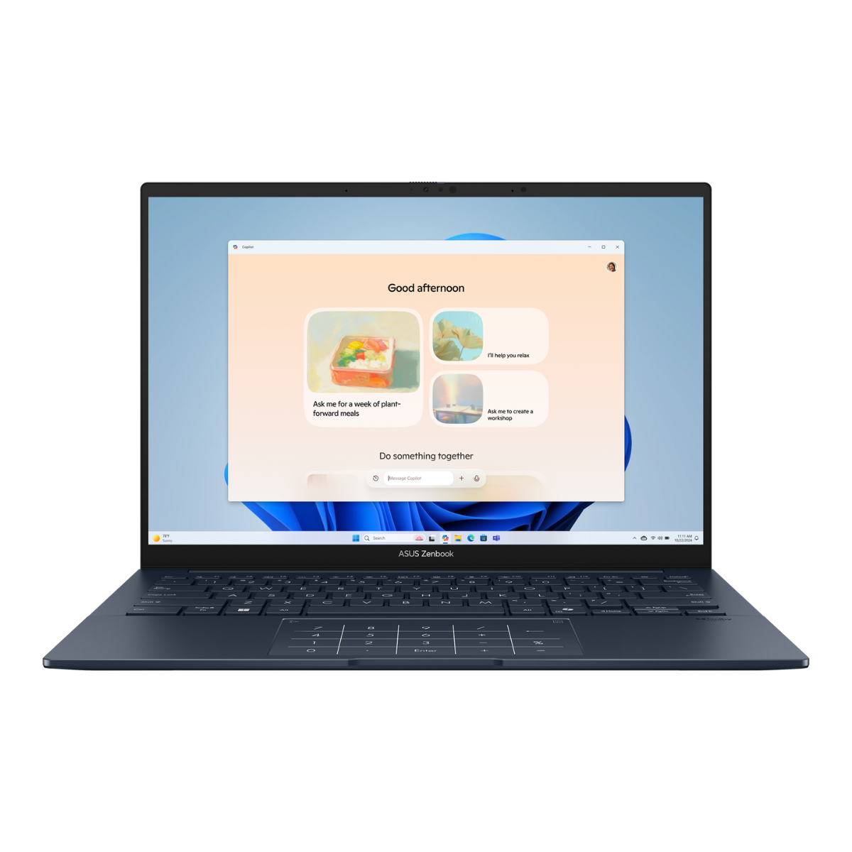 ASUS UX3405CA-PZ495WSM ULTRA 9-285H/16GB/1TB NVME/14/W11H/OFC24HS+365BASIC TCH (BLU)