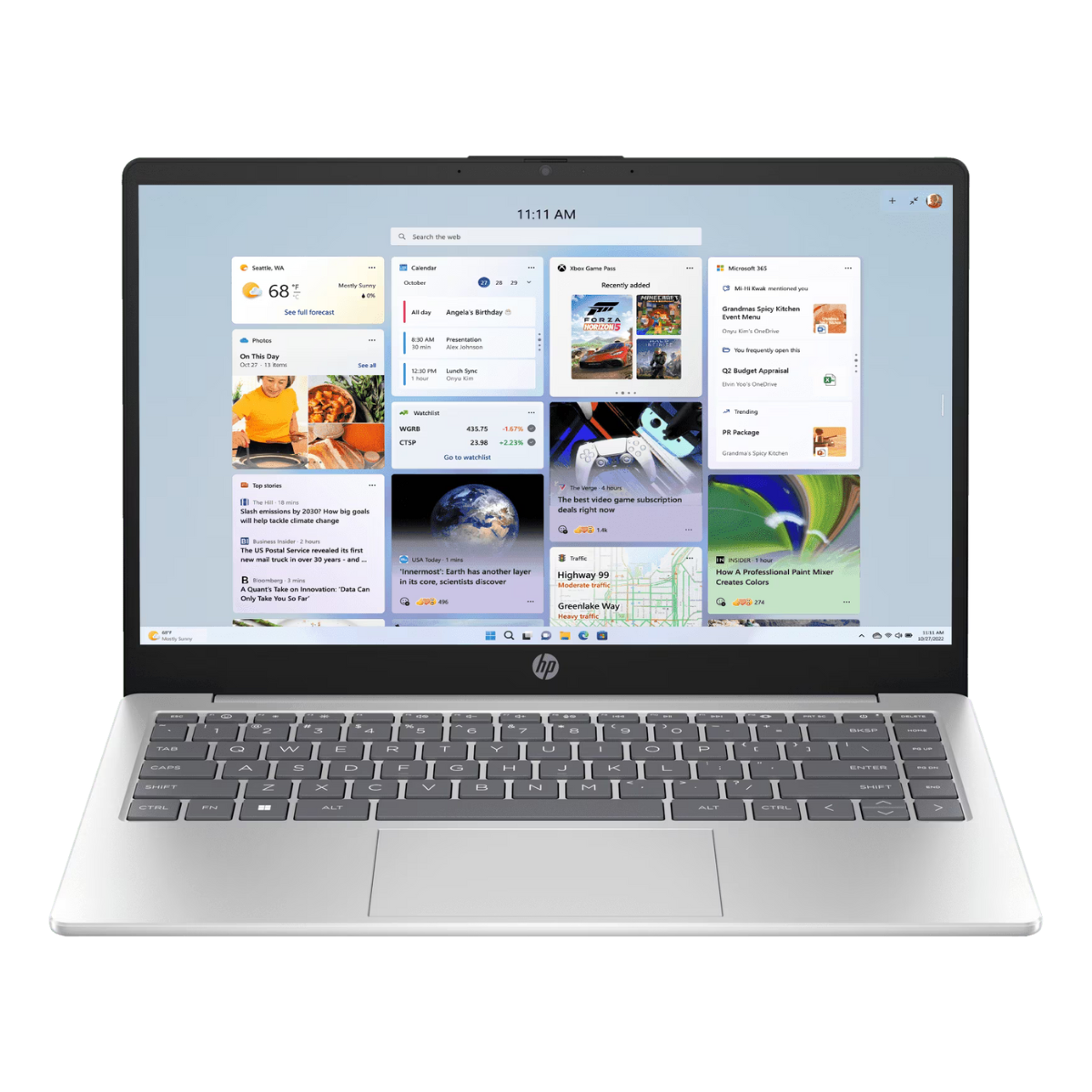 HP 14-EP0248TU (B49VRPA) I7-1255U/8GB+8GB/512GB NVME/14/W11H/OFC21HS (SLV)