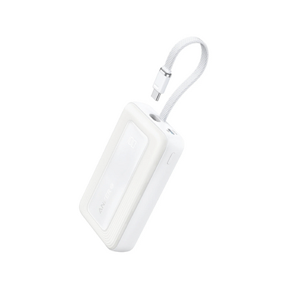 ANKER ZOLO 20000MAH W/ BUILT-IN 30W USB-C CHARGING CABLE (1XUSB-A, 1XUSB-C) POWERBANK