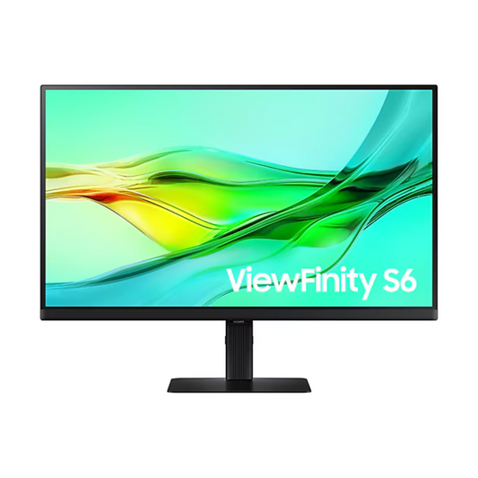 SAMSUNG VIEWFINITY S6 LS27D604UAEXXP 27" QHD IPS 100HZ MONITOR WLMNT W/ HAS (HDMI,DP,USB-C)
