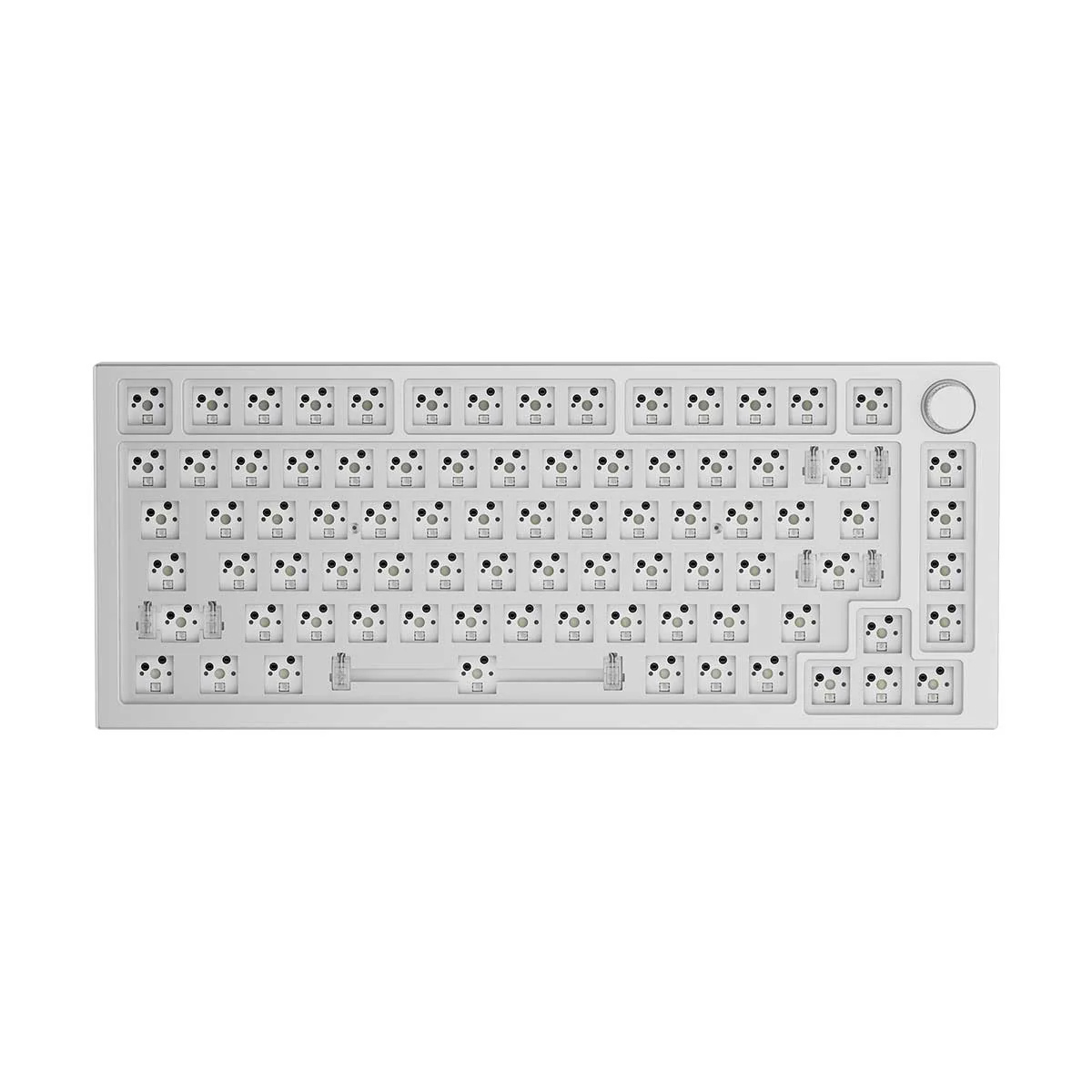 GLORIOUS GMMK PRO 75-KEY TKL BAREBONE KEYBOARD (WHITE ICE)