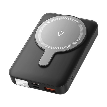 VENTION 10000MAH MAGNETIC POWERBANK (1XUSB-C, 1XUSB-A, 1XLIGHTNING) BLACK