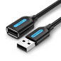VENTION USB 2.0 EXTENSION CABLE PVC (5M) BLACK