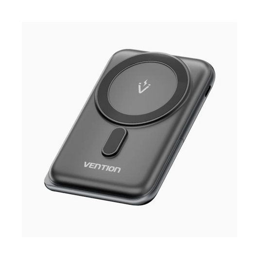 VENTION 10000MAH 15W MAGNETIC POWERBANK W/ KICKSTAND (1XUSB-C) BLACK