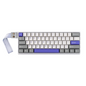 AULA WIN60 MAGNETIC SWITCH RGB MECHANICAL KEYBOARD (WHITE/GRAY/BLUE)