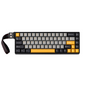 AULA WIN68 MAGNETIC SWITCH RGB MECHANICAL KEYBOARD (GRAY/YELLOW/BLACK)