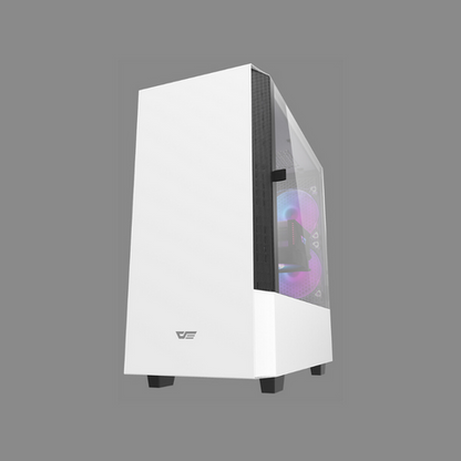 DARKFLASH DLV22 ATX CASE W/ MAGNETIC HINGED DOOR TEMPERED WINDOW (BLK)