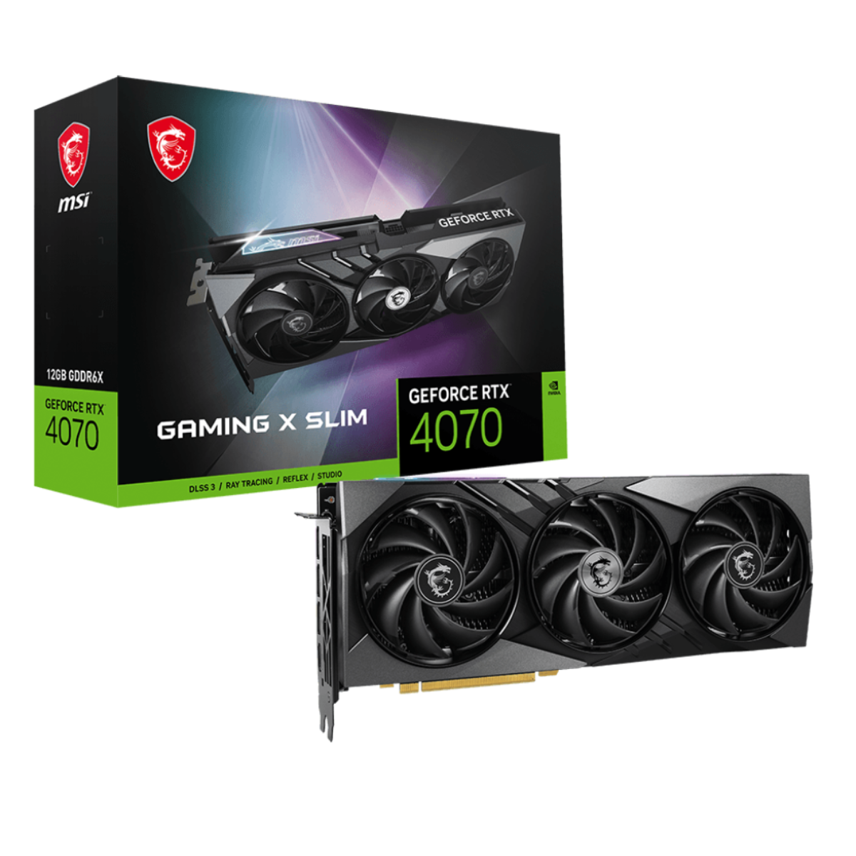 MSI RTX 4070 12G 192BIT GDDR6X GAMING X SLIM