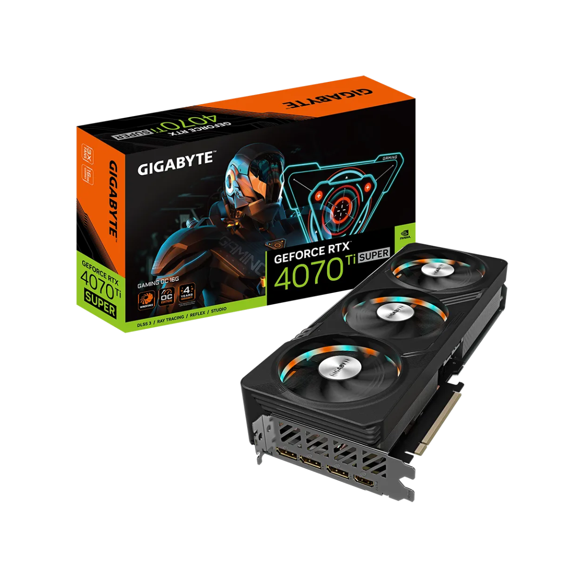 GIGABYTE RTX 4070TI SUPER 16GB 256BIT GDDR6X GAMING OC