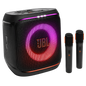 JBL PARTYBOX ENCORE 2 PLUS PORTABLE BLUETOOTH SPEAKER W/ 2 WIRELESS MIC (BLACK)