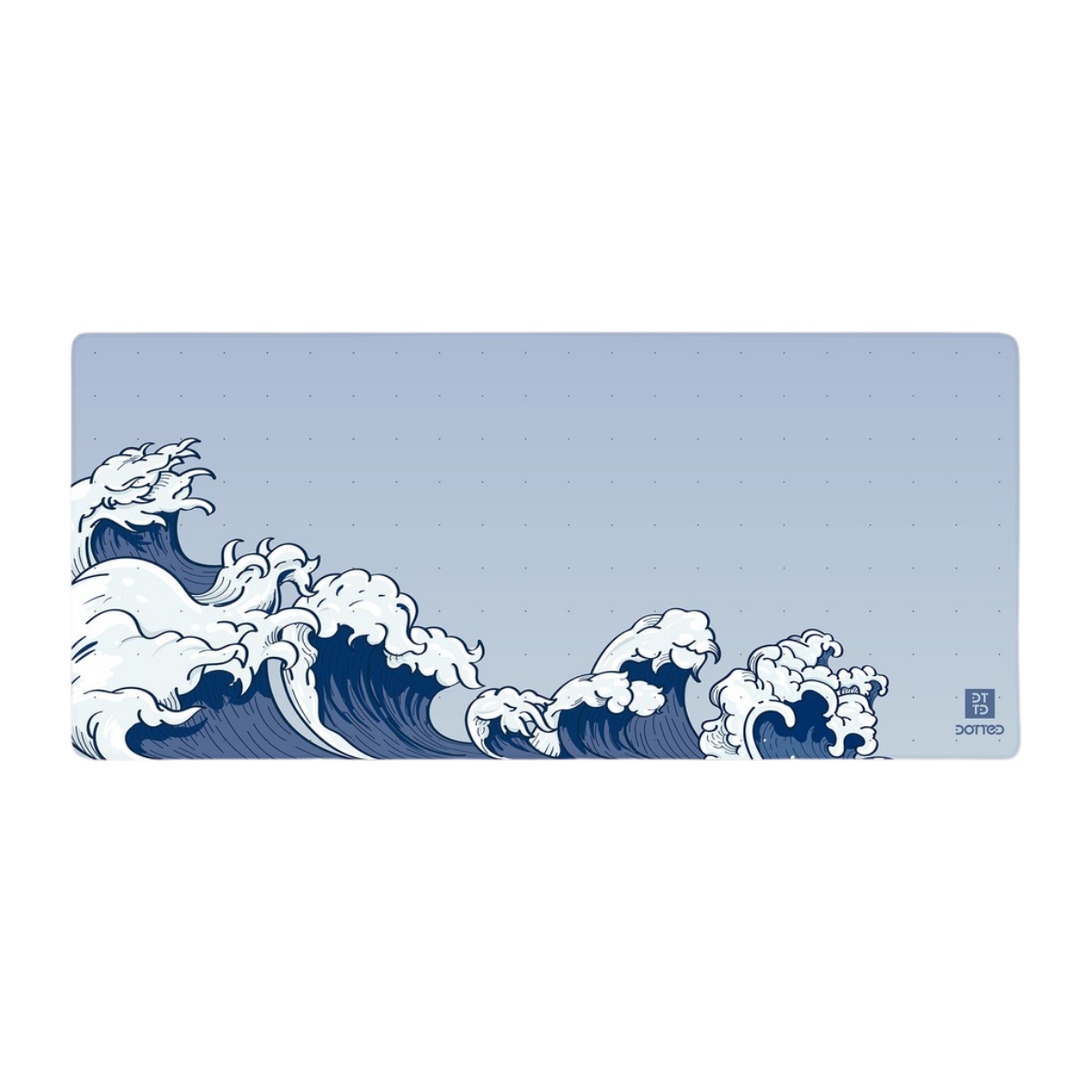 DOTTED GREAT WAVE V2 900X400MM DESK MAT (4MM)