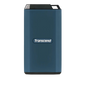 TRANSCEND 1TB ESD410C USB 3.2 TYPE-C 2000MB/S PORTABLE SSD (TS1TESD410C) BLUE SILICONE RUBBER