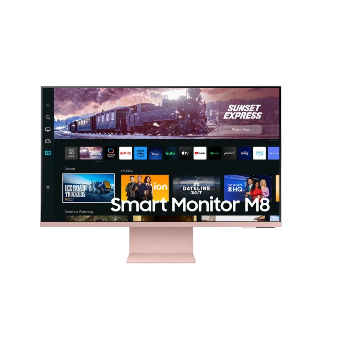 SAMSUNG M8 LS32CM80PUEXXP 32" 4K SMART MONITOR W/ SPKR WLMNT (SUNSET PINK)