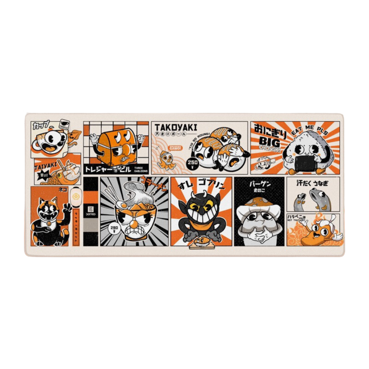 DOTTED THE CUP SHOP 900X400MM DESK MAT