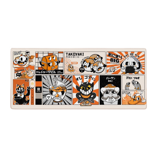 DOTTED THE CUP SHOP 900X400MM DESK MAT