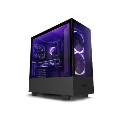 NZXT H510 ELITE MID TOWER CASE W/ RGB LED STRIP (2X140MM RGB FANS) (BLACK)