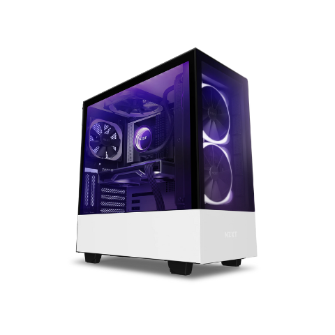 NZXT H510 ELITE MID TOWER CASE W/ RGB LED STRIP (2X140MM RGB FANS) (BLACK)