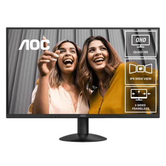 AOC Q27B30E 27" QHD LED IPS MONITOR 75HZ WLMNT (HDMI, DP)