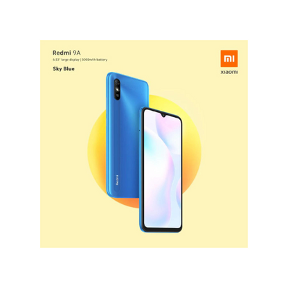 XIAOMI REDMI 9A 6.53" 2GB/32GB DUAL SIM MOBILE PHONE (BLUE)