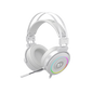 REDRAGON LAMIA2 RGB 7.1 VIRTUAL SURROUND USB GAMING HEADSET W/ STAND (WHITE)