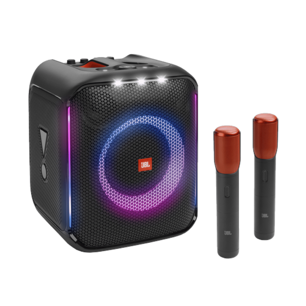 JBL PARTYBOX ENCORE PORTABLE BLUETOOTH SPEAKER W/ 2 WIRELESS MIC (BLACK)