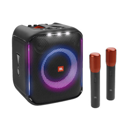 JBL PARTYBOX ENCORE PORTABLE BLUETOOTH SPEAKER W/ 2 WIRELESS MIC (BLACK)