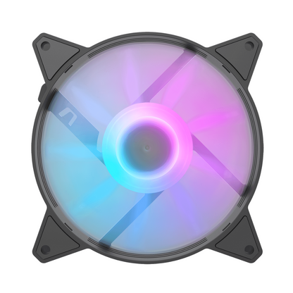 DARKFLASH C6 AURORA SPECTRUM 120MM 1PACK RGB LED FAN (BLACK)