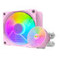 DARKFLASH RADIANT DC-120 ARGB AIO 120MM LIQUID CPU COOLER-Pink
