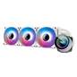 DARKFLASH TWISTER DX360 V2.6 ARGB AIO 360MM LIQUID CPU COOLER (LGA1700 READY) (BLACK)-White