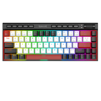 REDRAGON MAGIC-WAND MINI PRO RGB TRI-MODE MECHANICAL GAMING KEYBOARD (RED SWITCH)