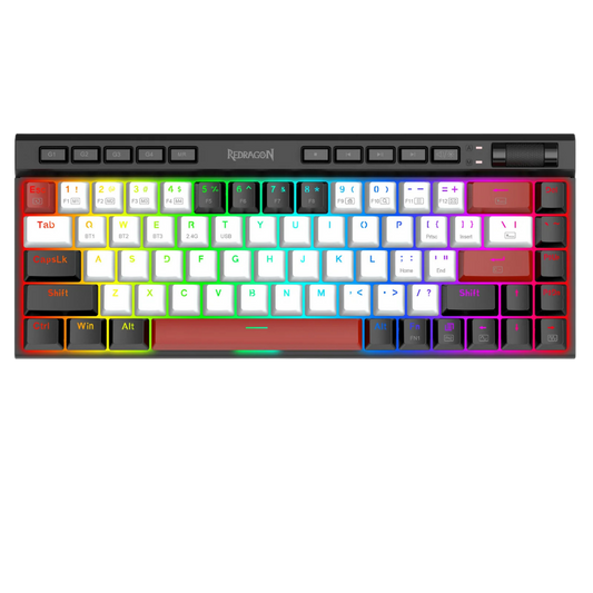 REDRAGON MAGIC-WAND MINI PRO RGB TRI-MODE MECHANICAL GAMING KEYBOARD (RED SWITCH)