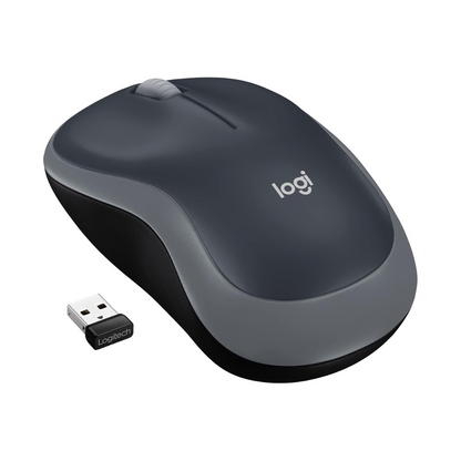 LOGITECH M185 WIRELESS MOUSE (BLACK/GRAY)