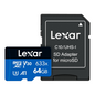 LEXAR 64GB UHS-1 CLASS 10 MICRO SDXC FLASH MEMORY