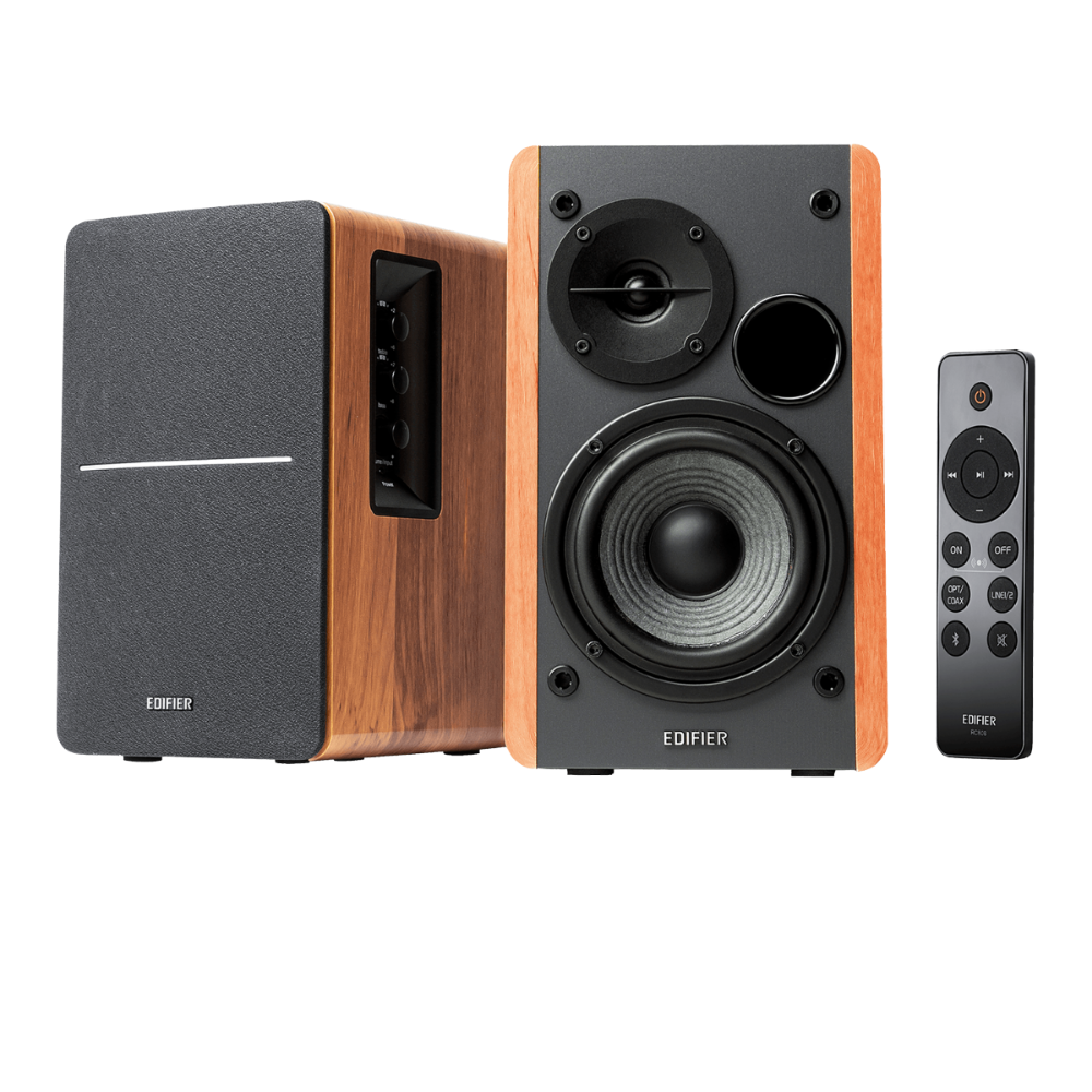 EDIFIER R1280DBS BLUETOOTH SPEAKER (BROWN)