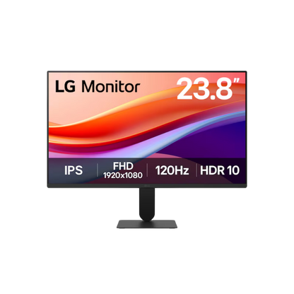 LG 24U411A-B 23.8" FHD LED IPS BORDERLESS MONITOR 120HZ WLMNT (VGA, HDMI)