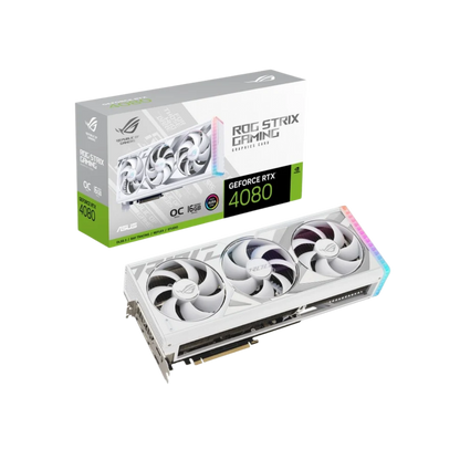 ASUS RTX 4080 16GB 256BIT GDDR6X ROG STRIX O16G-WHITE (2XHDMI, 3XDP)
