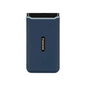 TRANSCEND 250GB ESD370C USB 3.1 TYPE-C PORTABLE SSD (TS250GESD370C) BLUE SILICONE RUBBER