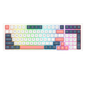REDRAGON FLAMBERGE PRO RGB 98-KEY TRI-MODE MECHANICAL KEYBOARD (LINEAR SWITCH/SWAPPBL) WHITE BLUE RED