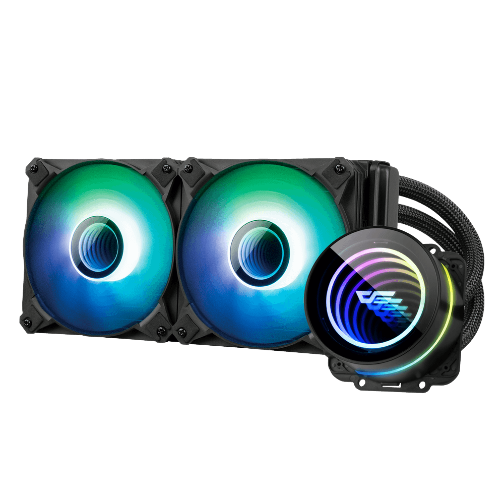 DARKFLASH TWISTER DX240 ARGB AIO 240MM LIQUID CPU COOLER