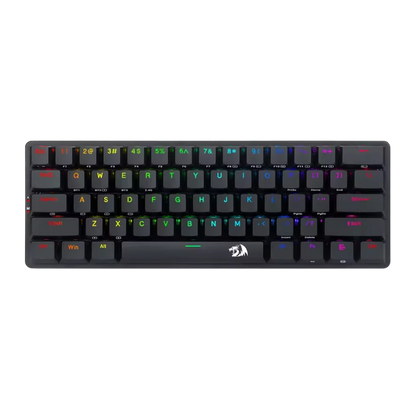 REDRAGON ELISE PRO RGB TRI-MODE 60-KEY MECHANICAL GAMING KEYBOARD (RED SWTCH/SWAPPBL)