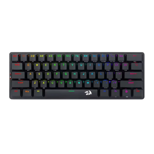 REDRAGON ELISE PRO RGB TRI-MODE 60-KEY MECHANICAL GAMING KEYBOARD (RED SWTCH/SWAPPBL)