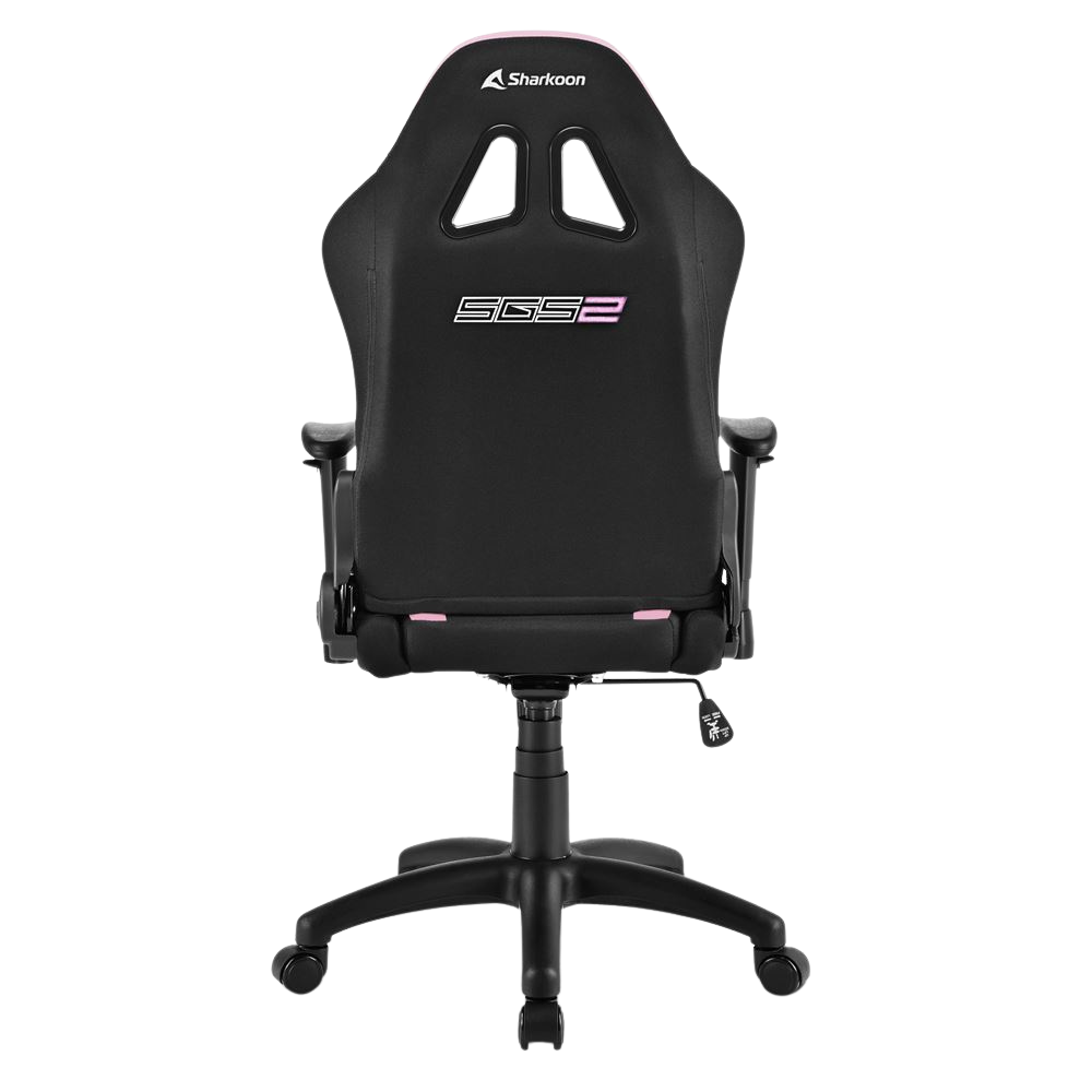 SHARKOON SKILLER SGS2 JR GAMING CHAIR W/ HEADREST & LUMBAR CUSHION (PINK)