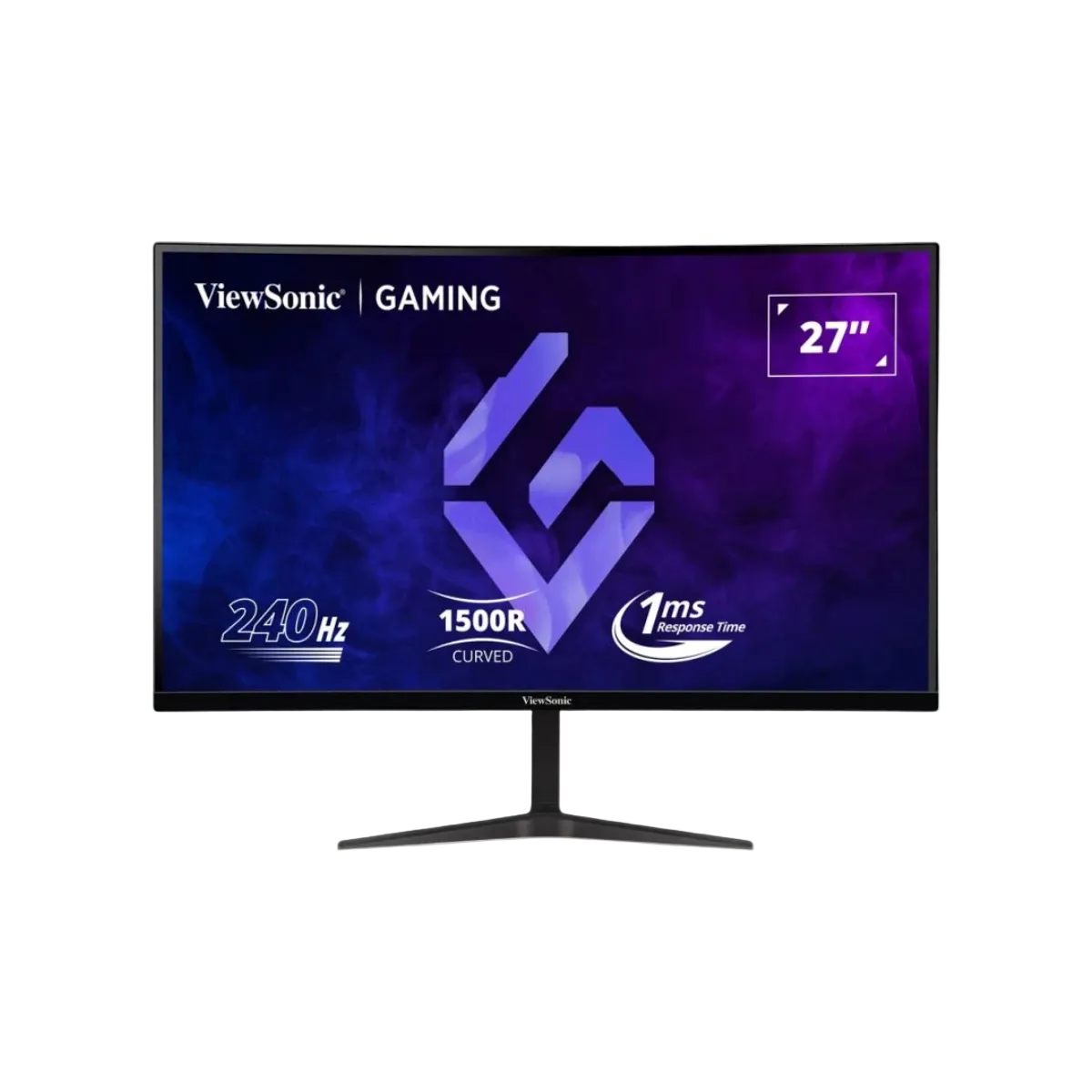 VIEWSONIC VX2719-PC-MHD 27" LED FHD CURVED GAMING MONITOR 240HZ W/ SPKR WLMNT (2XHDMI, DP)