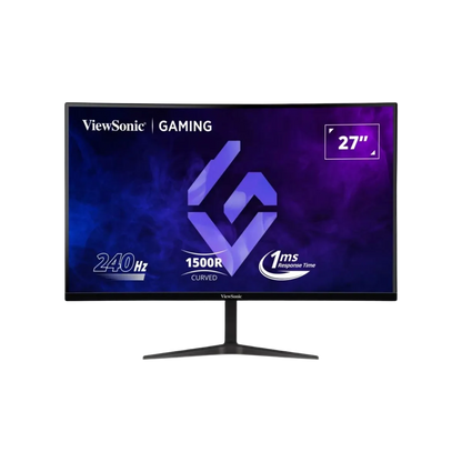 VIEWSONIC VX2719-PC-MHD 27" LED FHD CURVED GAMING MONITOR 240HZ W/ SPKR WLMNT (2XHDMI, DP)