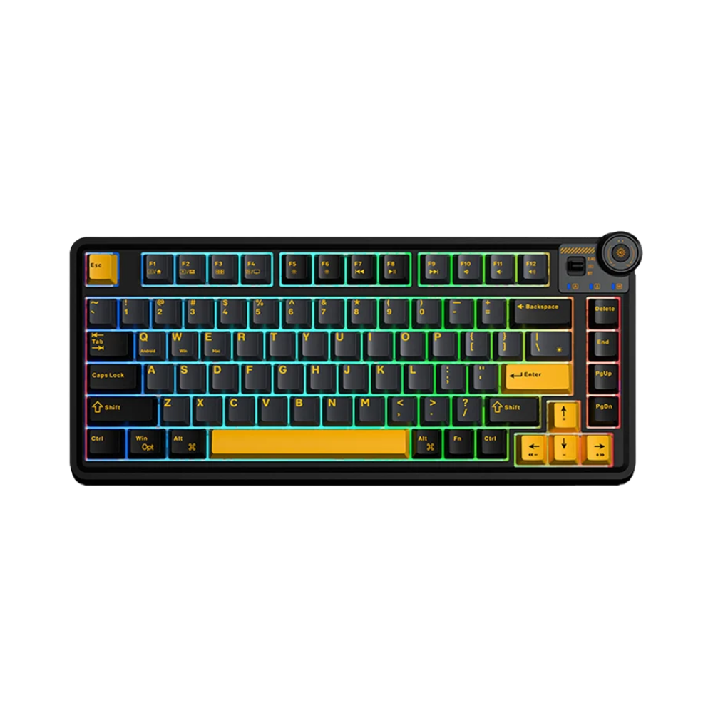AULA AU75 3-in-1 HOT-SWAPPABLE RGB MECHANICAL WIRELESS KEYBOARD